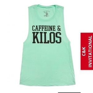 Caffeine and Kilos Mint Tank Top